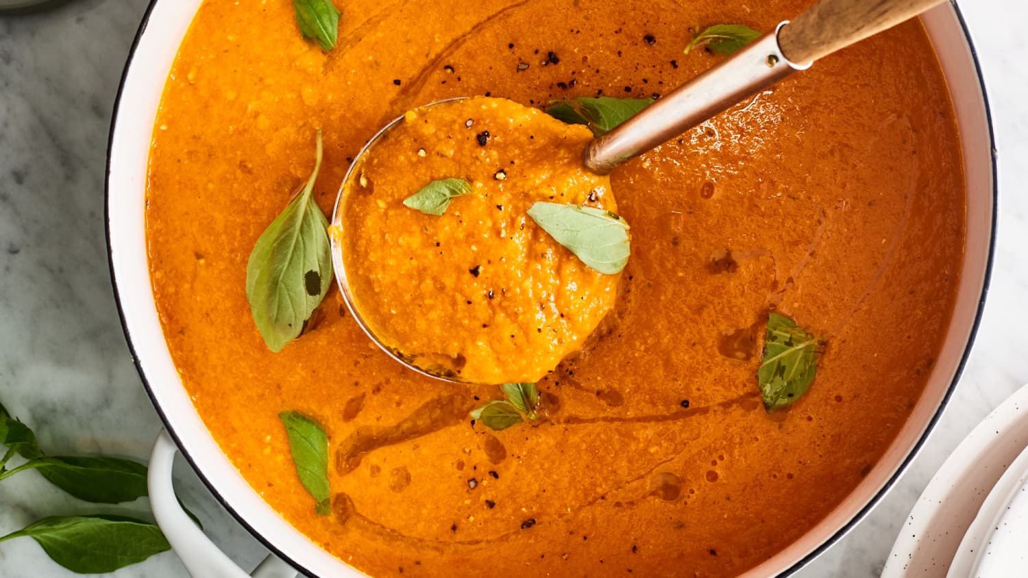 Best-Ever Tomato-Basil Soup (Made with Fresh Tomatoes!)
