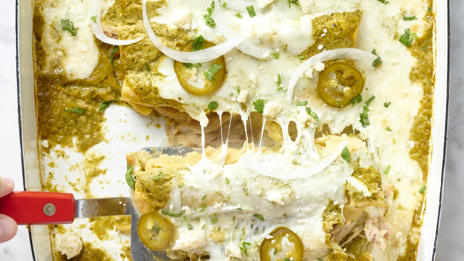 Cheesy Enchiladas Suizas