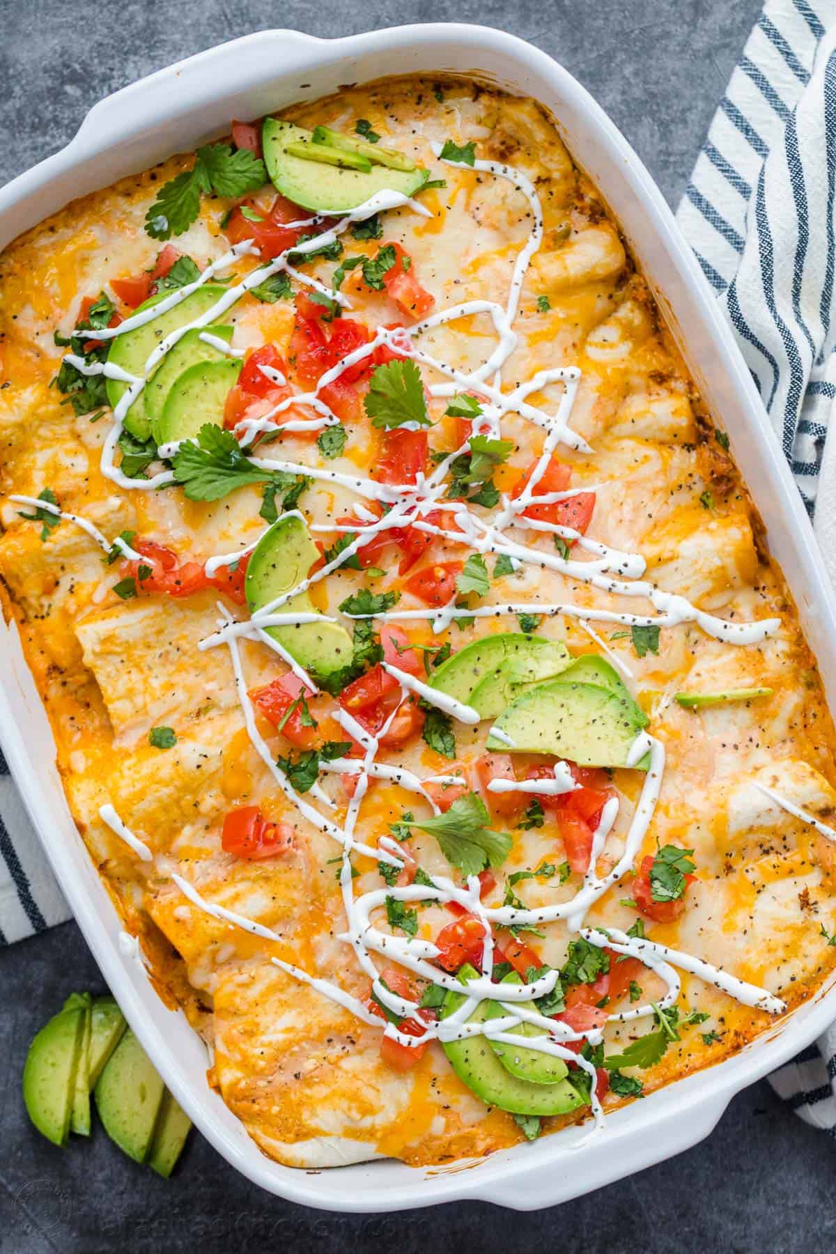 The BEST Chicken Enchiladas Recipe